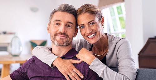 hero smiling couple